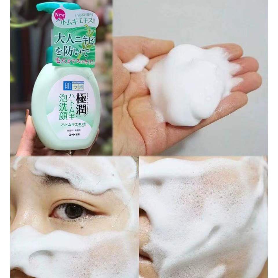 Sữa Rửa Mặt Tạo Bọt Hada Labo Gokujyun Foaming Cleanser 160ml Chính Hãng Nhật Bản