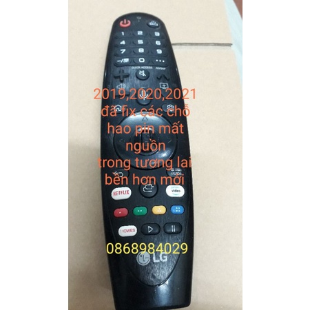 REMOTE CHUỘT BAY LG MAGIC 2018 MR18BA, 2019,2020,2021 zin theo tivi