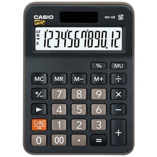 Máy tính cầm tay casio mx-12b-bk - máy tính cầm tay văn phòng