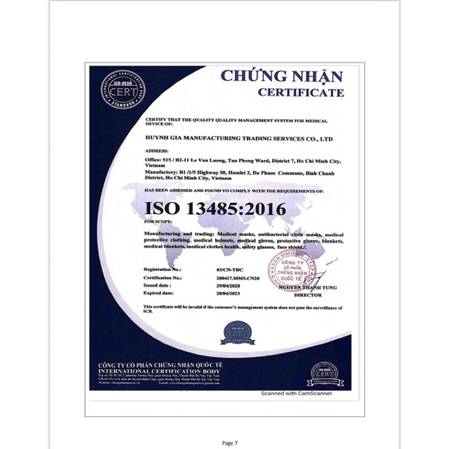 Khẩu Trang Huỳnh Gia N95 Kháng Khuẩn Kháng Bụi Mịn Chuẩn Mỹ, Châu Âu