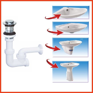Bộ xả lavabo nhựa, bộ xả chậu rửa mặt