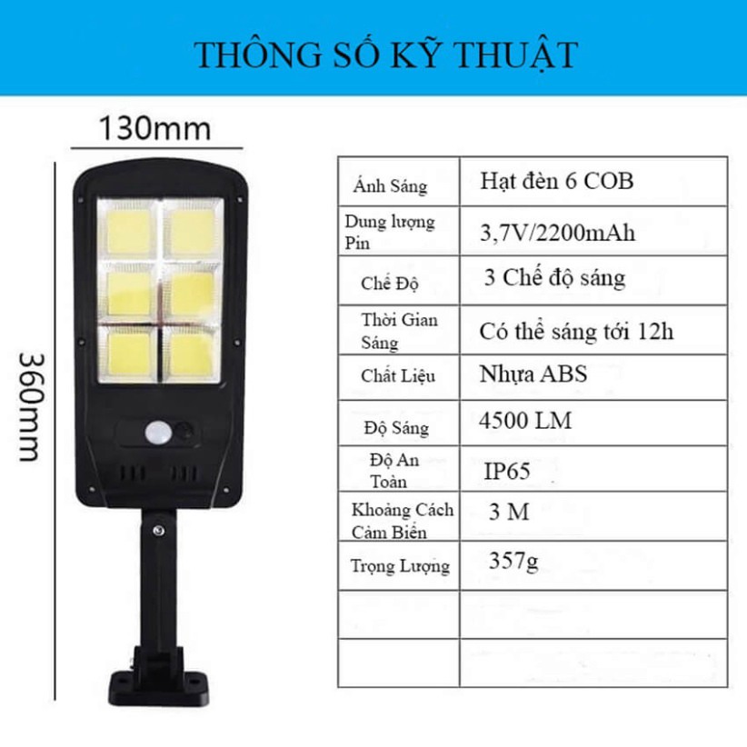 Đèn đường, sân vườn LED năng lượng mặt trời Solar Street Light