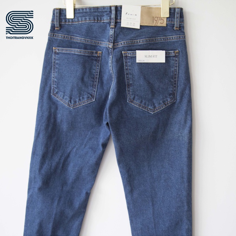 Quần jean nam, quần bò trơn cạp cao dáng dài ôm vừa vặn Sonvnxk - QJZRS822 | BigBuy360 - bigbuy360.vn