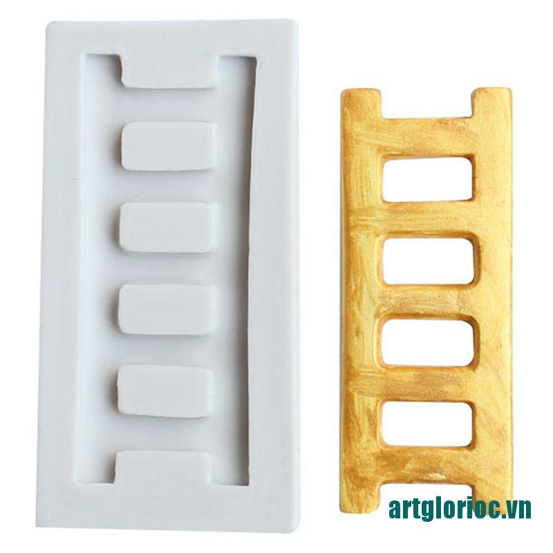 hot&Ladder Fondant Silicone Mold Biscuits Chocolate Mould Cake Decorating Tool