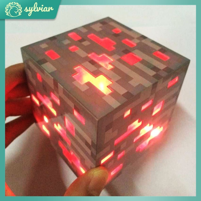 Đèn LED Hình Vuông Họa Tiết Minecraft Độc Đáo Làm Quà Tặng Giáng Sinh