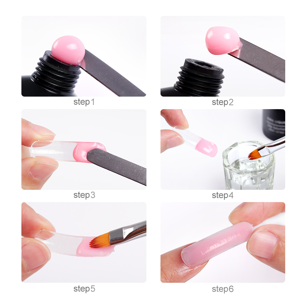 [Hàng mới về] Hộp 50 Móng Tay Giả Trong Suốt Chất Lượng Cao