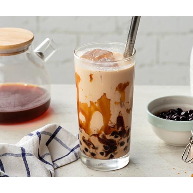 Siro đường đen Hàn Quốc Black Sugar can 2,5kg pha trà sữa