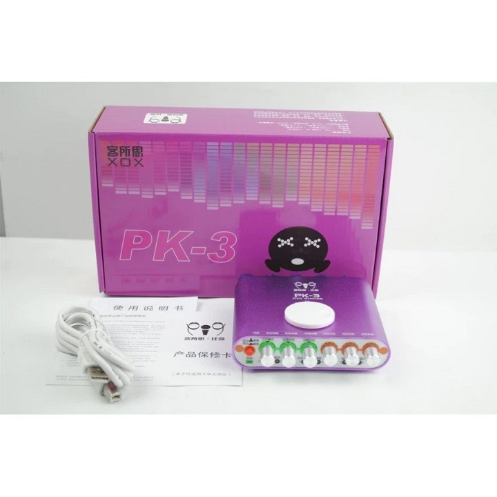 Card sound hát online XOX PK-3 - Sound card