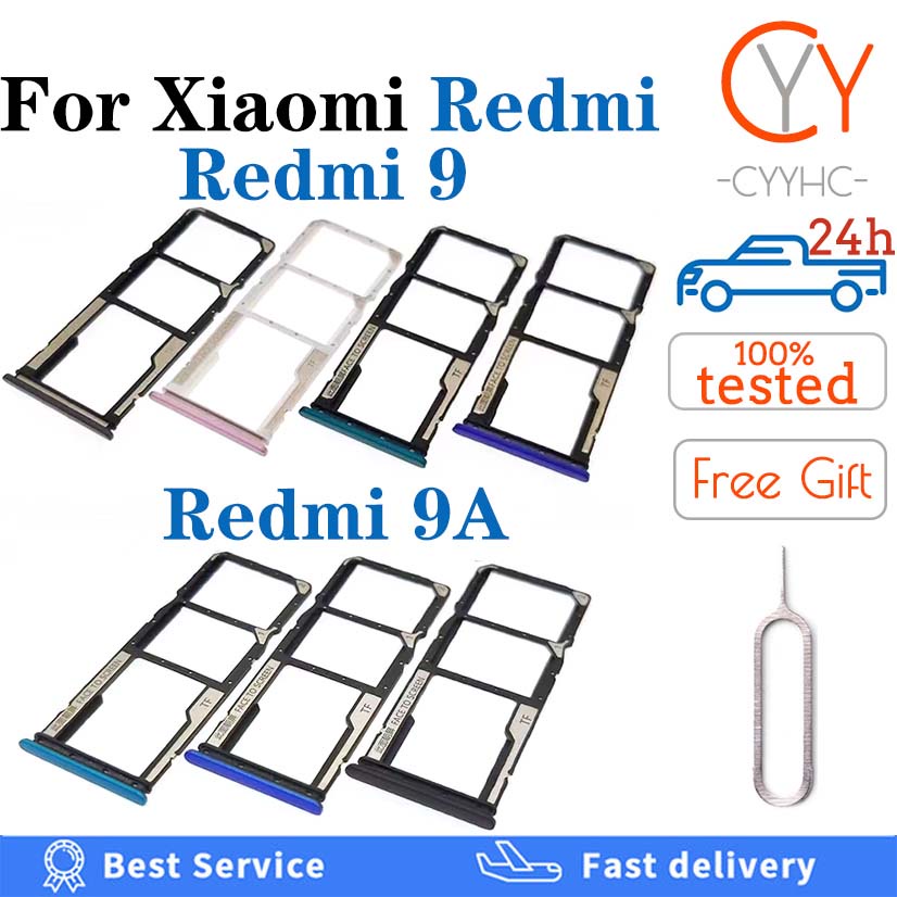 Khay đựng thẻ SIM/thẻ nhớ thay thế cho Xiaomi Redmi 9 9A / Redmi9 Redmi9A