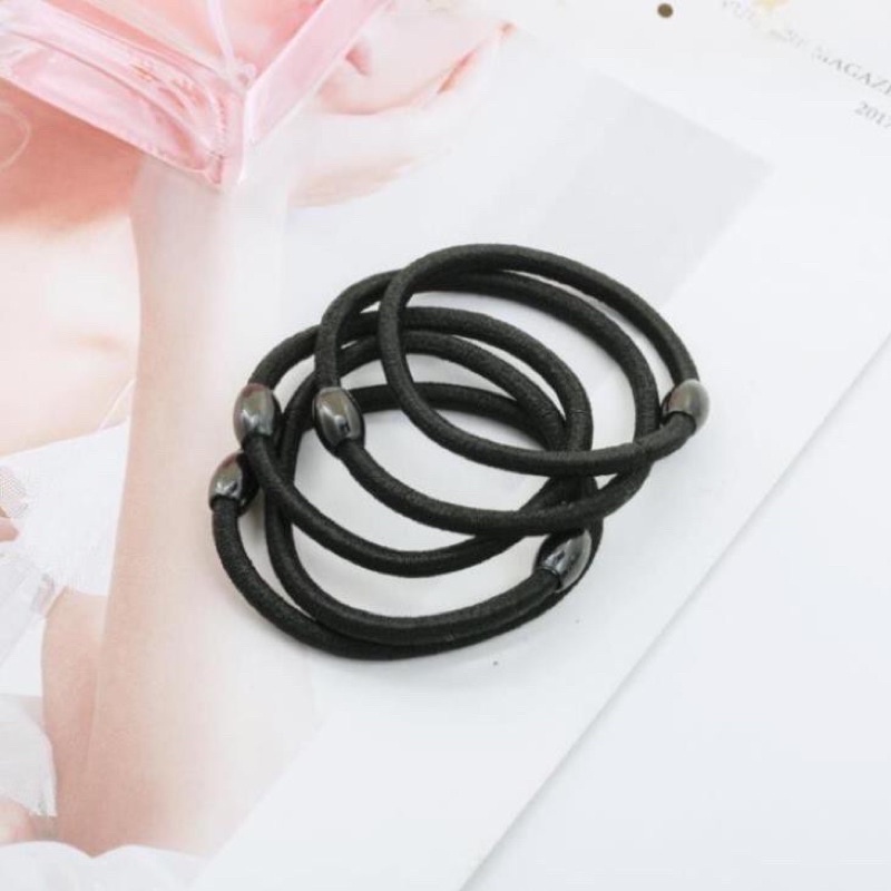 dây buộc tóc đen tco giãn thời trang sành điệu