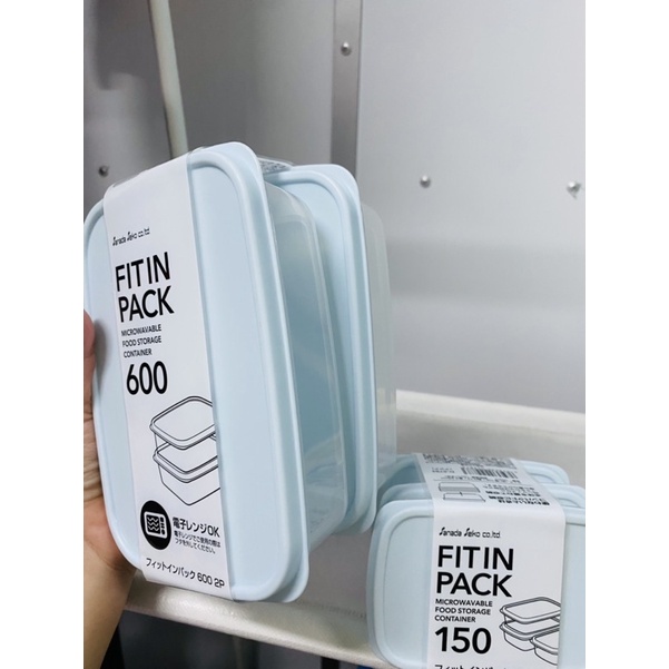 Set hộp trữ nhựa NẮP DẺO FitinPack hàng Nhật