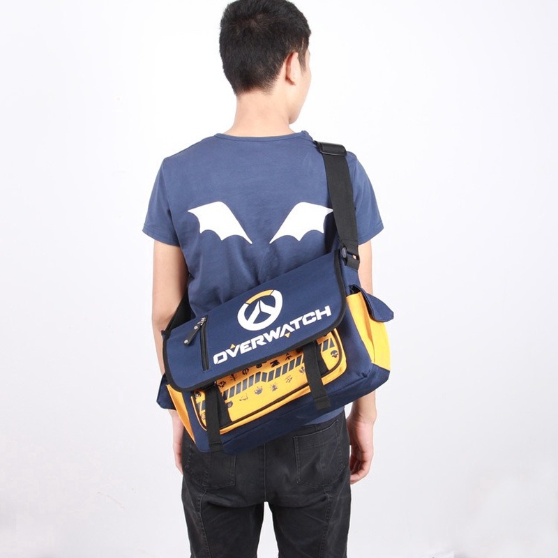 Túi đeo chéo bằng vải oxford hình Anime Tokyo Ghoul thời trang cho học sinh