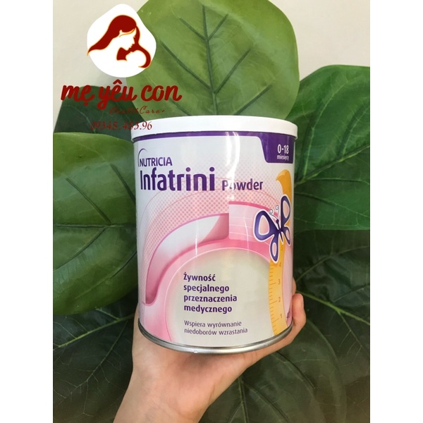 Sữa Cao Năng Lượng Infatrini. Dặm 1-2 cữ/1 ngày Hộp 400gr