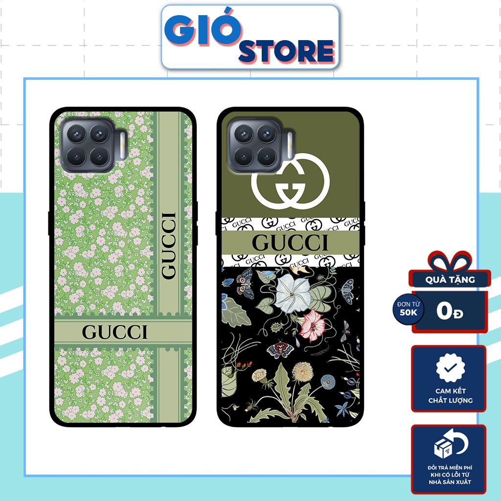 Ốp lưng OPPO A73/ A93/ F17/ F17 PRO hình hoa,gucii,chanel sang chảnh – ốp nhựa chống trầy,chống va đập
