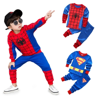 Cartoon SpiderMan Avengers Cotton Children's Pajamas