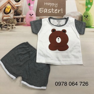(XẢ KHO) Bộ cotton cho bé cực yêu