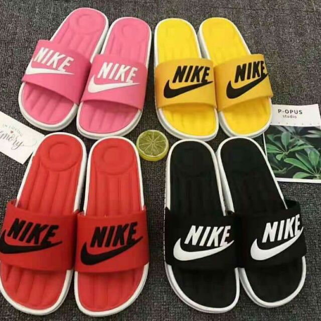 😻Mẫu Dép Nike này Shop có 6 màu: Đen – Trắng – Đỏ❤- Vàng💛- Xanh💙- Hồng💓