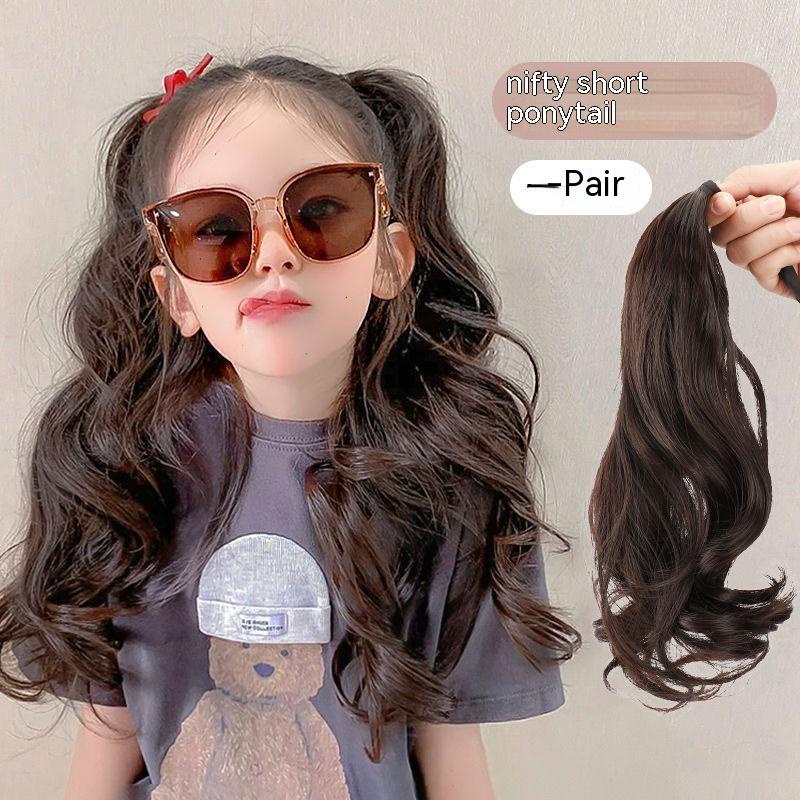 Bộ Tóc Giả Hai Đuôi Ngựa Dễ Thương Dành Cho Nữ