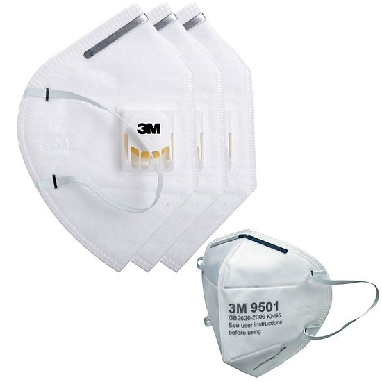 3m "CHÍNH HÃNG" Khẩu trang 3M 9501VT Chống bụi Nano PM2.5 | BigBuy360 - bigbuy360.vn
