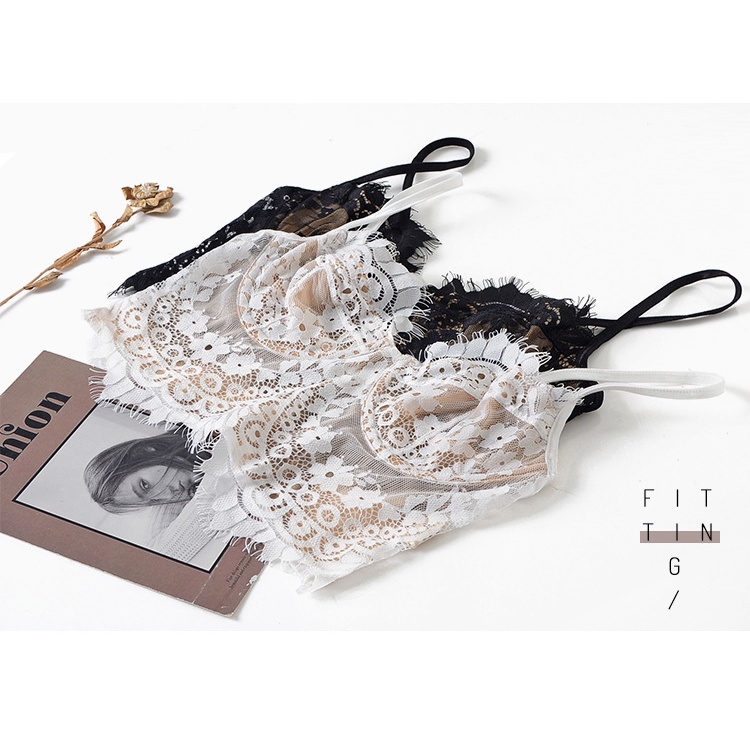 DUNEA Áo lót ren có mút đệm kiểu dáng quyến rũ