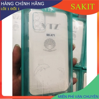 ỐP LƯNG SILICON TRONG SUỐT BẢO VỆ CAMERA CHỐNG TRƯỢT SAMSUNG A71.