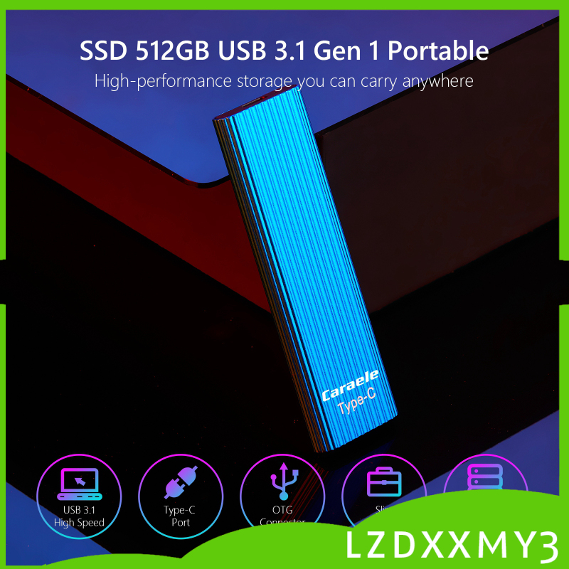 Ổ Cứng Ssd 500gb Sang 430mb / S Usb 3.1 Gen-1 Usb-C Kích Thước C Kích Thước 10.7x3.2cm / 4.2x1.26 Inch