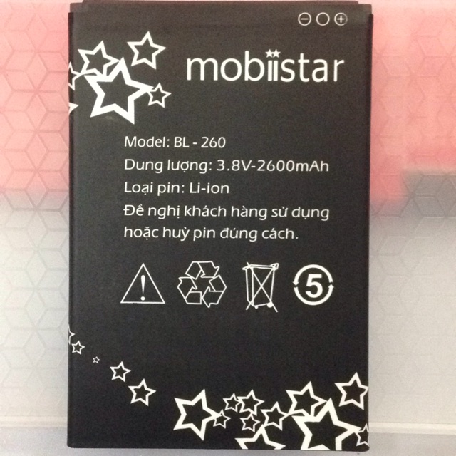 Pin mobiistar LAI ZENA (bl-260) chính hãng