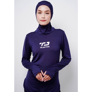 Td Active LSA61 Áo Tắm Bên Trong Hijab 2 Trong 1 Màu Xanh Navy thumbnail