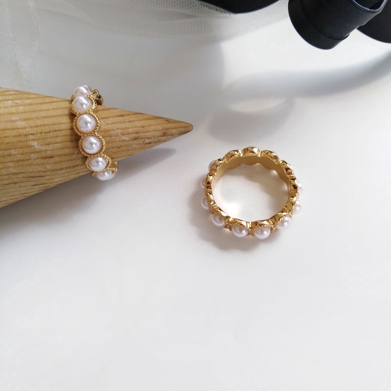 Nhẫn Ngọc Trai Đơn Giản Thời Trang