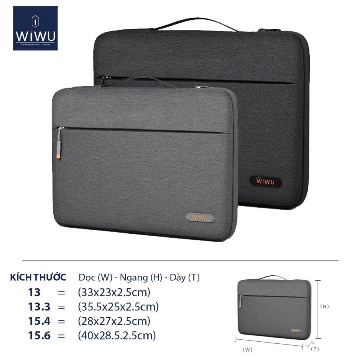 Túi Chống Sốc Wiwu Pilot Sleeve Macbook,Laptop Đủ Dòng