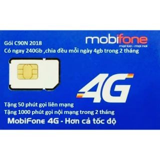 Sim Mobifone C90n miễn phí tháng đầu