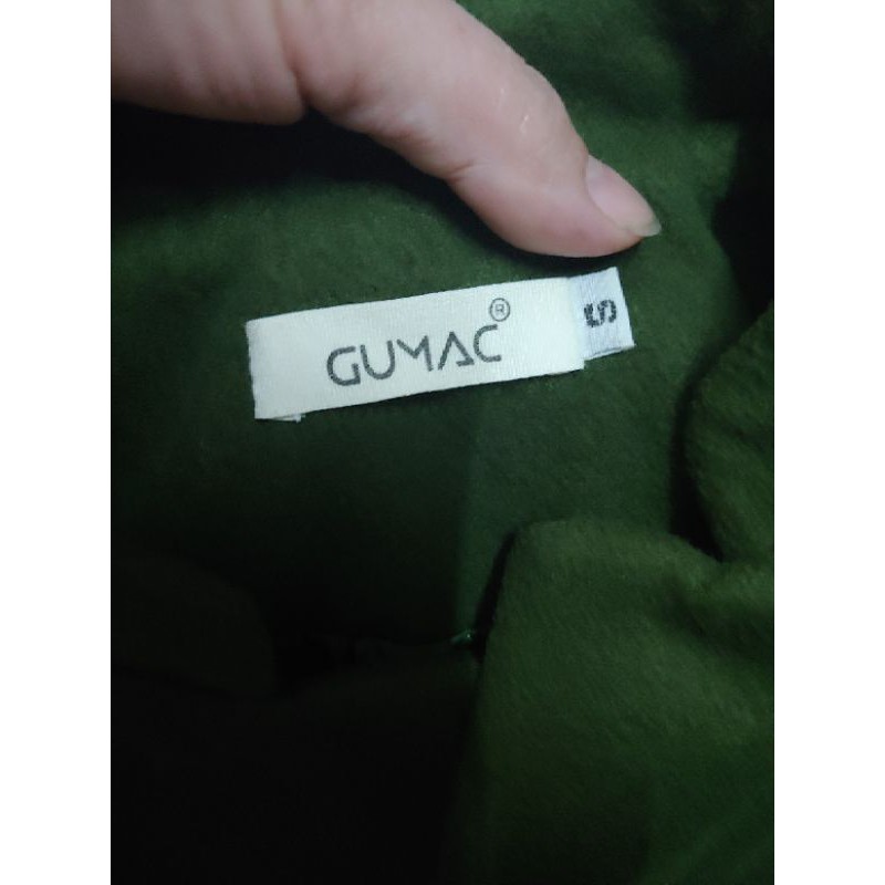 áo dạ GUMAC size S xanh rêu