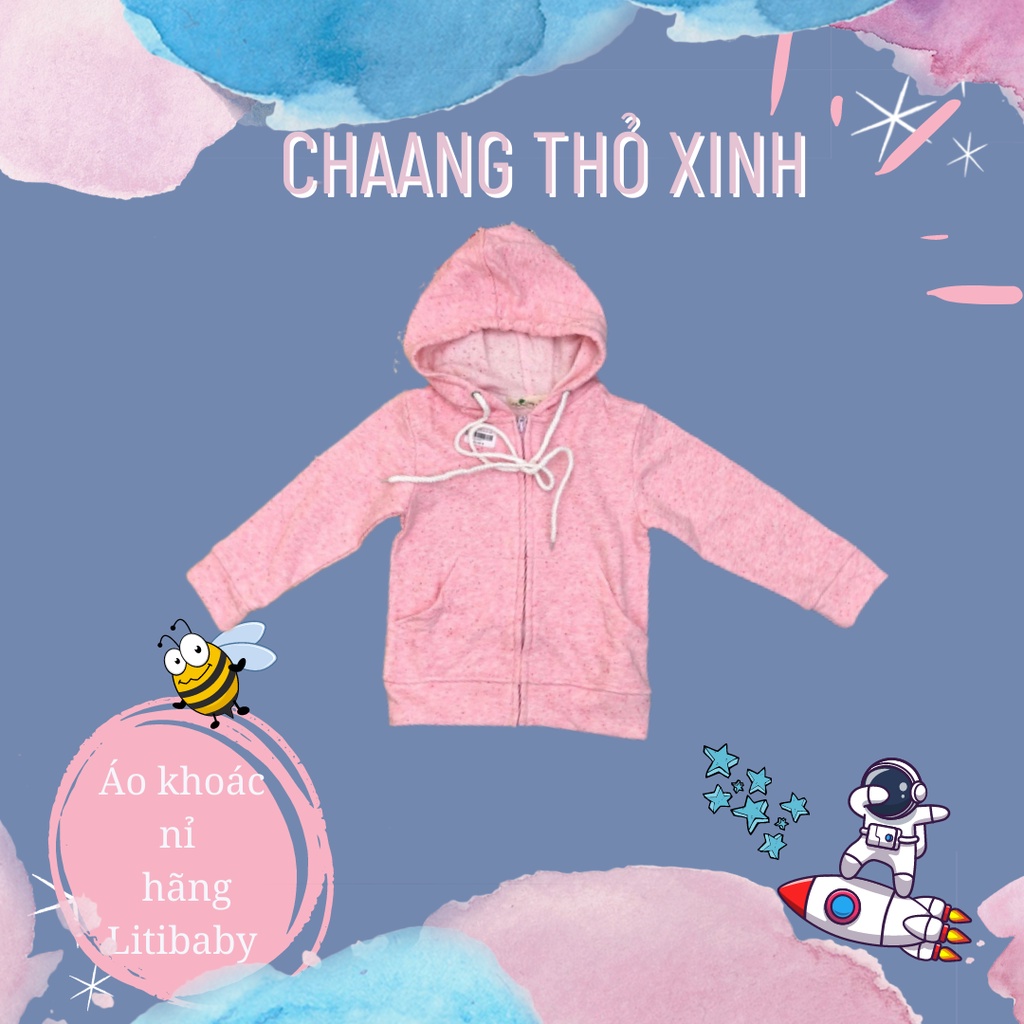 Áo khoác nỉ cho bé nhiều màu