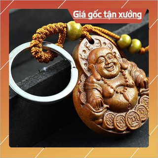 Móc khóa gỗ hình Phật