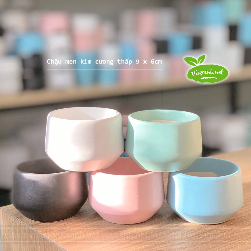 Chậu để bàn đường kính 6cm 9cm 12cm