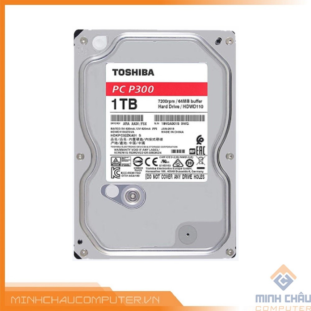 Ổ cứng HDD AV 1TB TOSHIBA HDWU110UZSVA V300 VIDEO STREAM