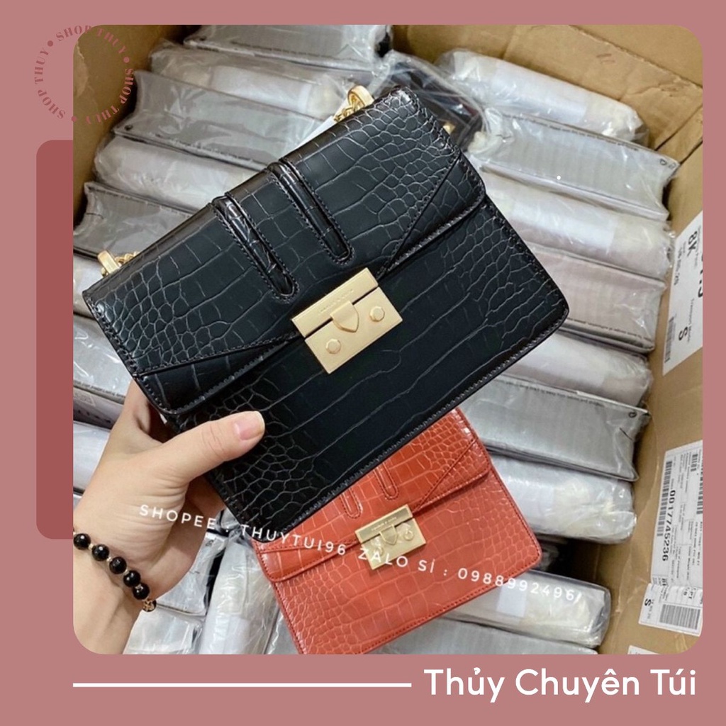 Túi CK Quỳnh búp Bê Vân rắn Size 22