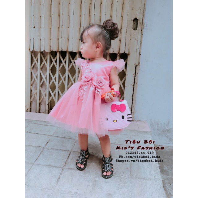 Đầm công chúa phối hoa