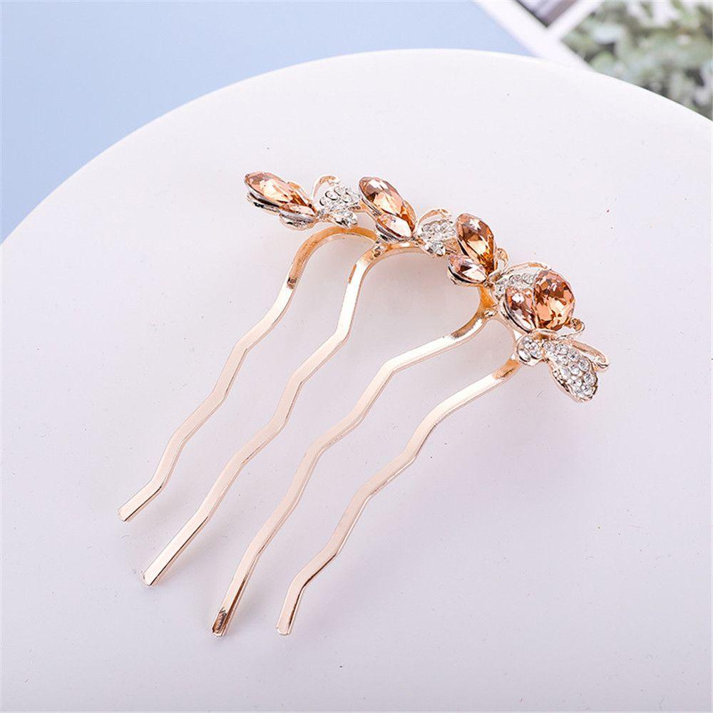 MAG Lược Cài Tóc Đính Đá Sang Trọng Cho Cô Dâu