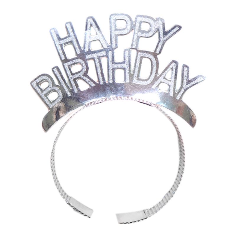 Băng Đô Cài Tóc Bằng Lá Nhôm Hình Vương Miện Lấp Lánh Cho Người Lớn Và Trẻ Em