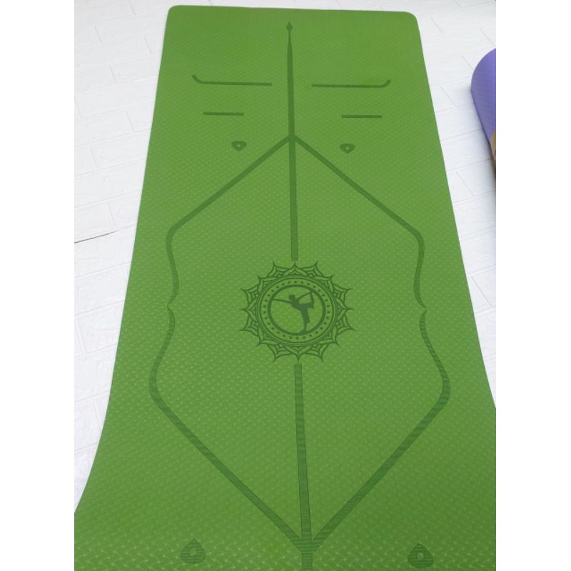 Thảm tập yoga định tuyến 6mm cao cấp