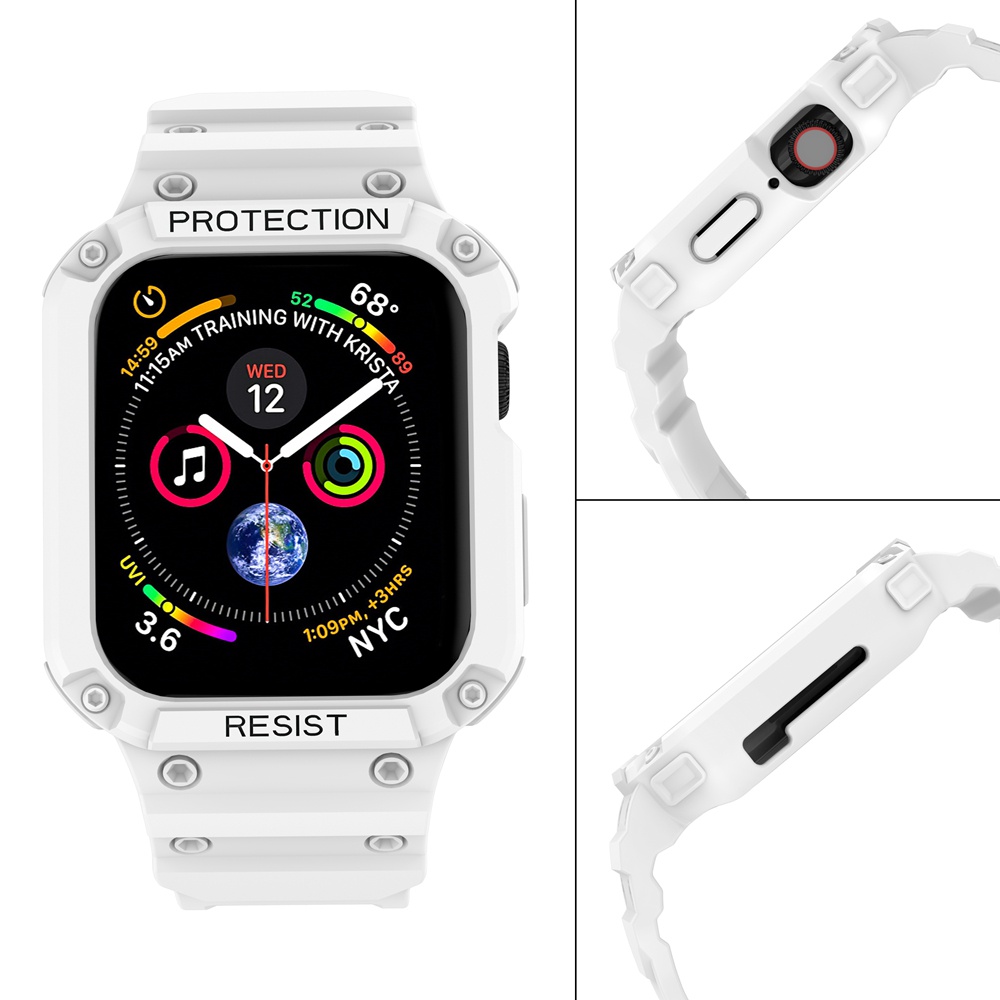 Dây Đeo Thể Thao Thay Thế Chuyên Dụng Cho Apple Watch 45mm 44mm 42mm 41mm 40mm 38mm iWatch Series 7 6 5 SE 4 3 2 1