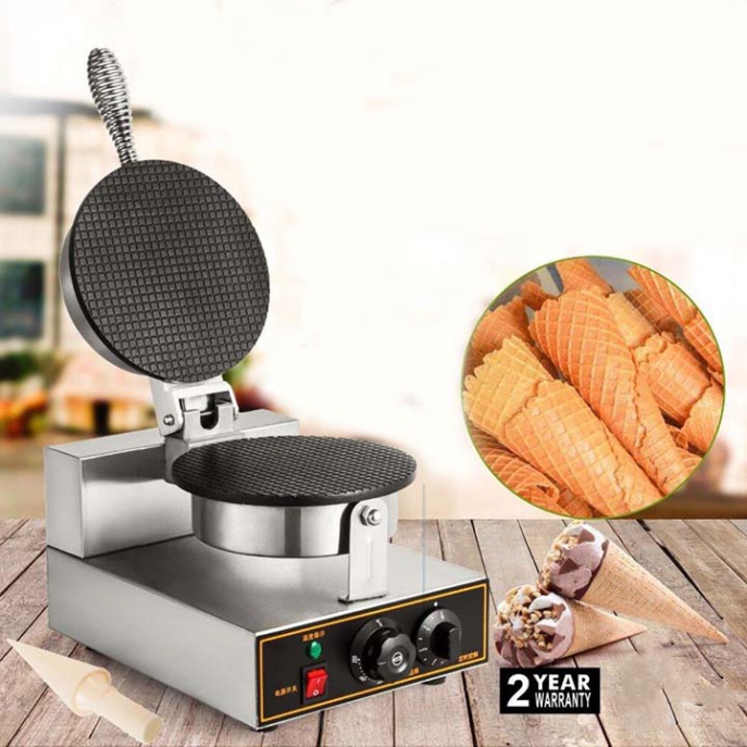 Máy làm bánh quế, vỏ kem ốc quế công nghiệp