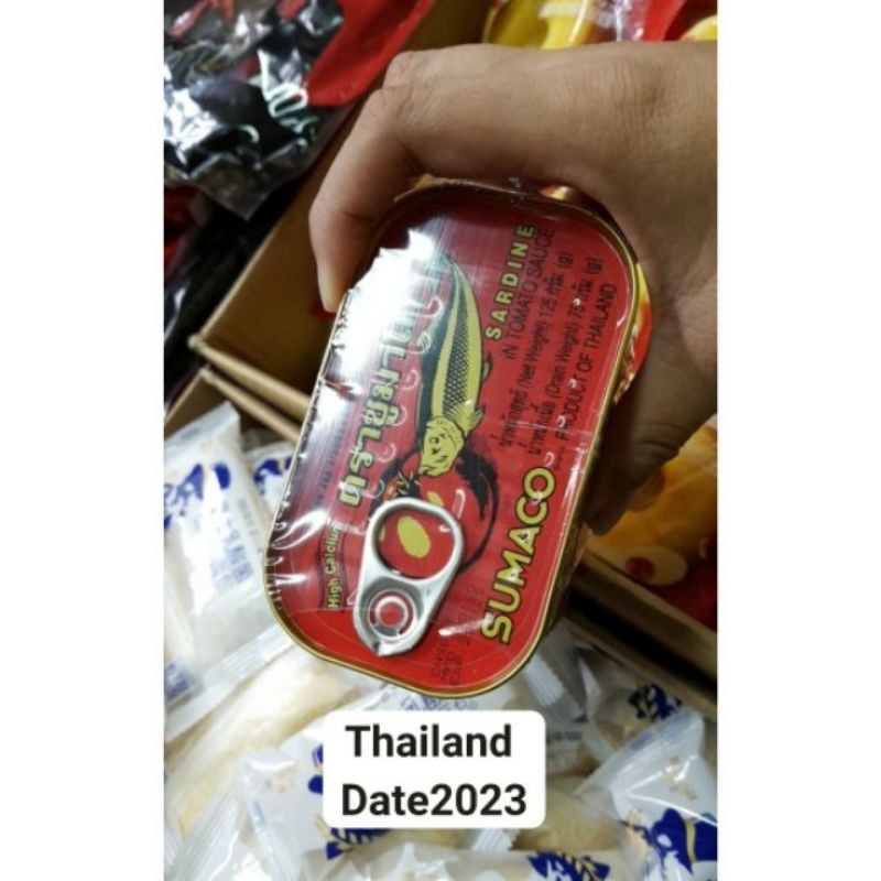 Cá mòi Sốt Cà Thái Lan Sardines Sumaco Hộp 125g  thailand