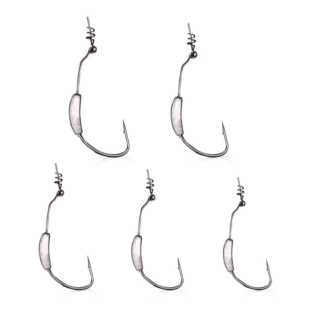 Bộ 1 Móc Câu Cá Bằng Thép Carbon Không Gỉ Mạ Bề Mặt Cứng，2g/3g/5g/7g/9g