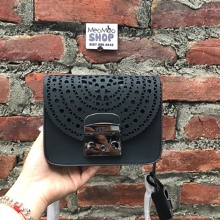 Túi furla super hoa văn size 17