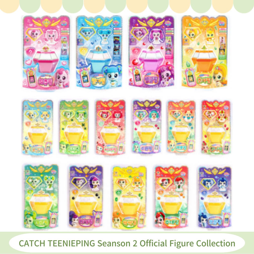 CATCH TEENIEPING Seanson 2 Official Figure Collection / Korea TV Animation Tiniping Jewel Teenieping Figure Collection catch tiniping Mô Hình Nhân Vật Teenieng Seanson 2 Hàn Quốc Bắt Mắt