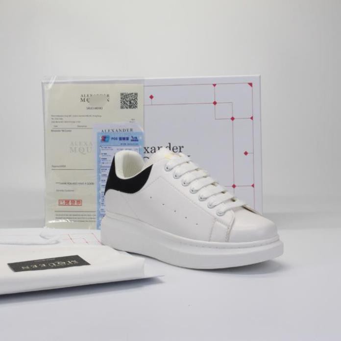 [FREE SHIP-HÀNG QUẢNG CHÂU]  Giày thể thao sneaker MCQ gót nhung đen full box. Rio