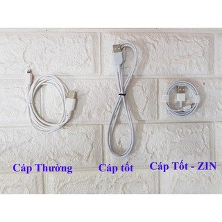 Cáp sạc điện thoại Iphone (5, 5s, 6, 6s) - Cáp màu trắng
