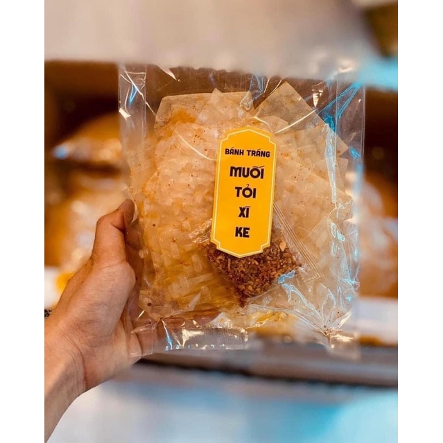 Bánh tráng muối tỏi phi thơm ngon cực siêu phẩm đặc sản Tây Ninh !